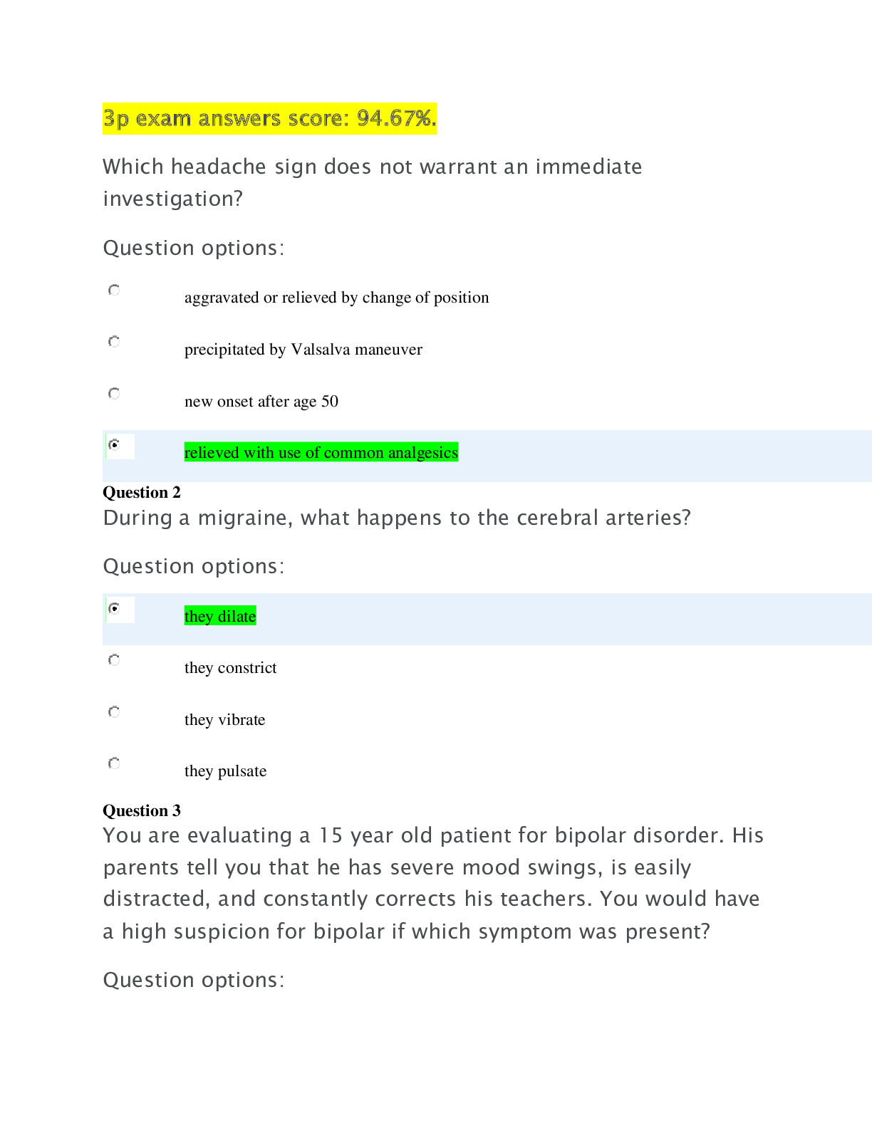 Preview image for NSG 6020 APEA 3P Exam | Complete Questions and Answers